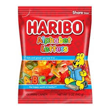 Print the full set of alphabet letters from a to z below. Haribo Alphabet Letters 142g Americanfood4u Ihr Onlineshop Fu 2 19