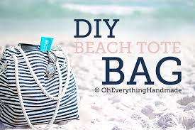 This post contains affiliate links. Beach Tote Bag Sewing Project Diy Crafts Ideas Bads Ideas