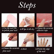 Easy to apply, simply stick the wrap on your nail, file it and apply a top coat. Buy Yertter 24pcs Glossy False Nails Plain Color Full Cover Acrylic Fake Nails Medium Coffin Nail Tips For Women Ladies And Girls Cameo Online In Kuwait B087n7fj8z