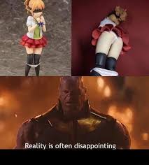 138,324 votes and 3,657 comments so far on reddit Reality Is Often Disappointing