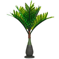 Lighted Artificial Palm Trees Yard Envy