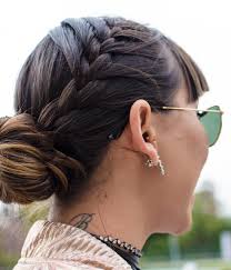 The trick with hair is keeping the sections separate from each other, and keeping an even, downward tension on each of the sections so that the braid hangs nice and straight and even behind your head. How To Braid Hair 10 Tutorials You Can Do Yourself Glamour