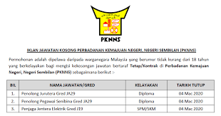 Pemandu kenderaan gred h11 4. Jawatan Kosong Terkini 2020 Di Perbadanan Kemajuan Negeri Negeri Sembilan Pknns