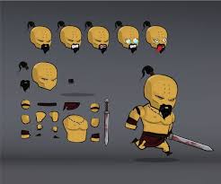 The Barbarian 2D Platformer Character Sprite  #Platformer#Barbarian#Character#Characters | Barbarian, Character, Sprite