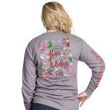 Simply Southern Xmas Faves Long Sleeve Shirt Adult Youth