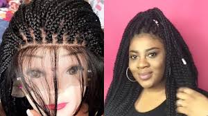 How to grip roots for box braids /how to hide real hair under colored hair ! Diy Box Braid Wig Beginner Friendly Youtube Box Braid Wig Box Braids Hairstyles For Black Women Braids With Extensions