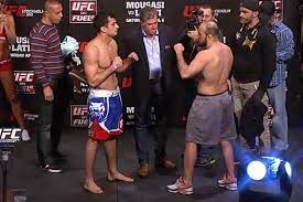 Ilir latifi meets with jon anik in the octagon after an impressive submission win at ufc fight night ilir latifi discussed his fighting future with us at the dominance mma media day for more coverage. Gegard Mousasi Newcomer Ilir Latifi Cleared For Unlikely Ufc On Fuel Tv 9 Headliner