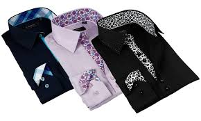 Up To 80 Off On Coogi Luxe Mens Dress Shirts Groupon Goods