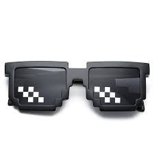Deal With It Thug Life Glasses Meme Mlg Shades 8 Bit Pixelated Unisex Sunglasses Mosaic Vintage Eyewear Buy Mosaic Sunglasses Funny Eyewear 8 Bit Pixelated Sunglasses Product On Alibaba Com