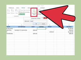 How To Create A Simple Checkbook Register With Microsoft Excel Checkbook Register Excel Cheat Sheet Excel