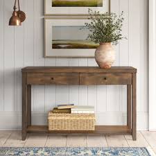 The console.table() method writes a table in the console view. Casden 46 Solid Wood Console Table Reviews Birch Lane