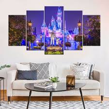 Home designing may earn commissions for purchases made through the links on our website. Disneyland Castle At Night Kids Room Decor Disney Princess Etsy