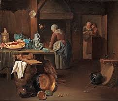 Justus Juncker In The Kitchen 18th Century Paintings Dutch Artists Painting