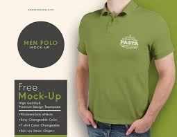 Polo T Shirt Mockup Template