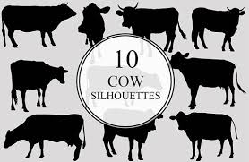 Download Cow Svg Cow Monogram Cow Svg File Cow Cuttable Cow Svg Etsy Animal Silhouette Silhouette Pictures Silhouette Art