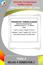 Check spelling or type a new query. Rpp 1 Lembar Halaman Kelas 4 Tema 8 Dicariguru Com