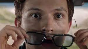 The Glasses Of Peter Parker Spiderman Tom Holland In Spider-man Far From Home Spotern