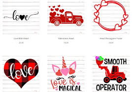 Download Free Cut Files For Valentines Day Projects PSD Mockup Templates