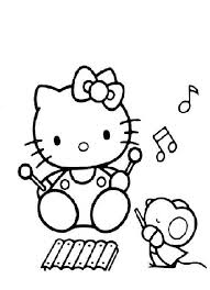 Disegni da colorare di hello kitty da stampare gratis. Disegni Da Colorare Di Hello Kitty