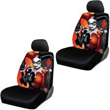 Can she resist the joker's manipulations? Amazon Com Harley Quinn Dc Comics Batman Auto Car Truck Suv Vehicle Low Back Front Bucket Seat Cover Pair Automotive