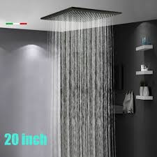 Sometimes i take spontaneity in marriage a little too far. Ceiling Mounted 20 Oil Rubbed Bronze Shower Head Rain Overhead Shampoo Sprayer For Sale Online Ebay