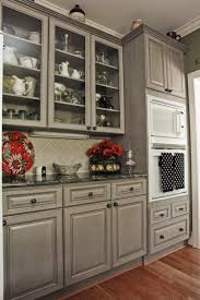 Beautiful Gray Cabinets To Compliment The Black Countertops And White Appliances That We Already Have Kitchen Cabinets Kitchen Remodel Glazed Kitchen Cabinets