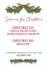 Christmas at Columba's