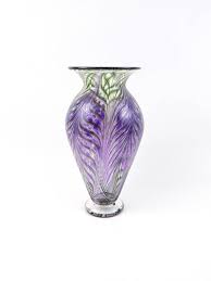 Hand Blown Art Glass Vase Etsy Art Glass Vase Glass Art Hand Blown