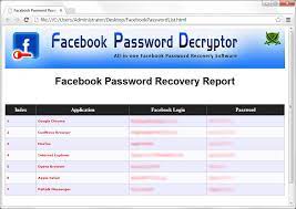 Learn how to hack facebook, now is easy and free, without programs. Facebook Password Recovery Software 2019 Edition Free Tool To Recover Lost Or Forgotten Facebook Password Www Securityxploded Com
