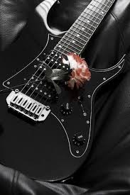 Black And White Electric Guitar Aesthetic Guitars N Roses Music Aesthetic Guitar Black Aesthetic