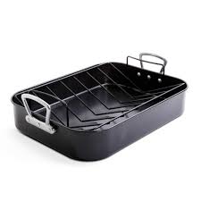 Gibson Home French Roaster 2pc Turkey Roaster V Rack Black Turkey In Roaster Gibson Home Roaster