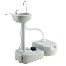 Portable Wash Basin Sink Stand For Camping Events Building 43l Water Capacity Portable Sink Wash Basin Camping Wash