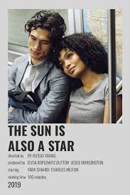 The Sun Is Also A Star Polaroid Poster Film Posters Minimalist Iconic Movie Posters Movie Posters Minimalist