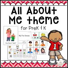 All About Me Theme Pack For Pre K K