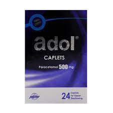 Maybe you would like to learn more about one of these? Adol Caplet Paracetamol 500mg 24 Tablets Binsina Pharmacy