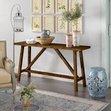 August Grove Edna Console Table Reviews Wayfair Outdoor Console Table Decor Console Table