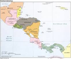 Central america, southernmost region of north america, lying between mexico and south america and comprising panama, costa rica, nicaragua, honduras, el salvador, guatemala, and belize. Central America Central America Political Map Gifex
