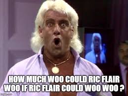 My husband was in utter disbelief that ric flair himself was wishing him a happy 40th birthday! Image Tagged In Ric Flair Friday Imgflip
