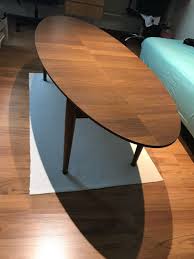 The table surface in walnut veneer and legs in solid walnut give a warm, natural feeling to your room. Ikea Stockholm Coffee Table Furniture Home Living Furniture Tables Sets On Carousell