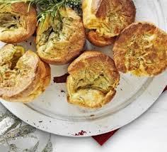 Herby Mustard Yorkies Recipe Yorkshire Pudding Recipes Yorkshire Pudding Bbc Good Food Recipes