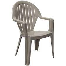 fauteuil de jardin en resine miami taupe grosfillex fauteuil jardin chaise plastique chaise plastique jardin