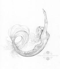 Black And White Mermaid Drawing 29 Trendy Ideas For Tattoo Mermaid Drawing Tat Mermaid Tattoos Mermaid Drawings Mermaid Sketch