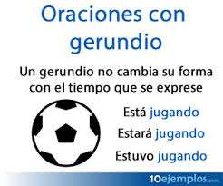 Oraciones Con Gerundio