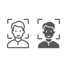 Face Id Line And Glyph Icon Face Recognition And Face Identification Face Scan Sponsored Paid Sponsored Line Glyph Icon Face Recognition Face Icon