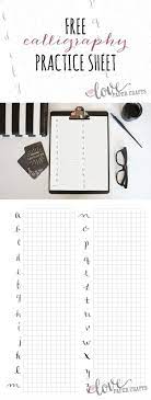 Italic type was first used by aldus manutius and his press in venice in 1500. Free Printable Calligraphy Alphabet Practice Sheets