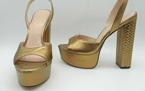 Public desire cameo contrast panel boots in black and camel. Zoe By Rachel Zoe Platform Dress Sandal Shoe Sz 8 Dark Gold Braided Open Back Rachelzoe Platforms Shoes Black Leather Gold Peep Toe Heels Wedge Dress Shoes