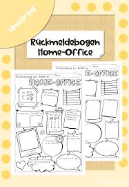 Ruckmeldebogen Home Office Homeschooling Unterrichtsmaterial Im Fach Fachubergreifendes In 2020 Hausunterricht Lehrer Planer Kostenlos Lehrer Planer