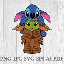 Baby Yoda Baby Yoda Stitch Svg Star Wars Svg Baby Yoda Etsy In 2021 Yoda Wallpaper Stitch Drawing Cute Disney Drawings