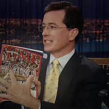Stephen Colbert and His Wife Young