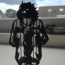 L lawliet, known mononymously as l, is a fictional character in the manga series death note, created by tsugumi ohba and takeshi obata. Download Death Note L Sitting Statue Von Sam Steur